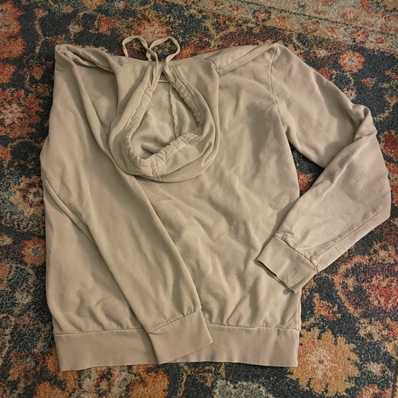 Billabong Premium Men Sz M Arch Pullover Hoodie Cream$70 - Picture 3 of 4